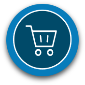 Icon of a shopping trolley