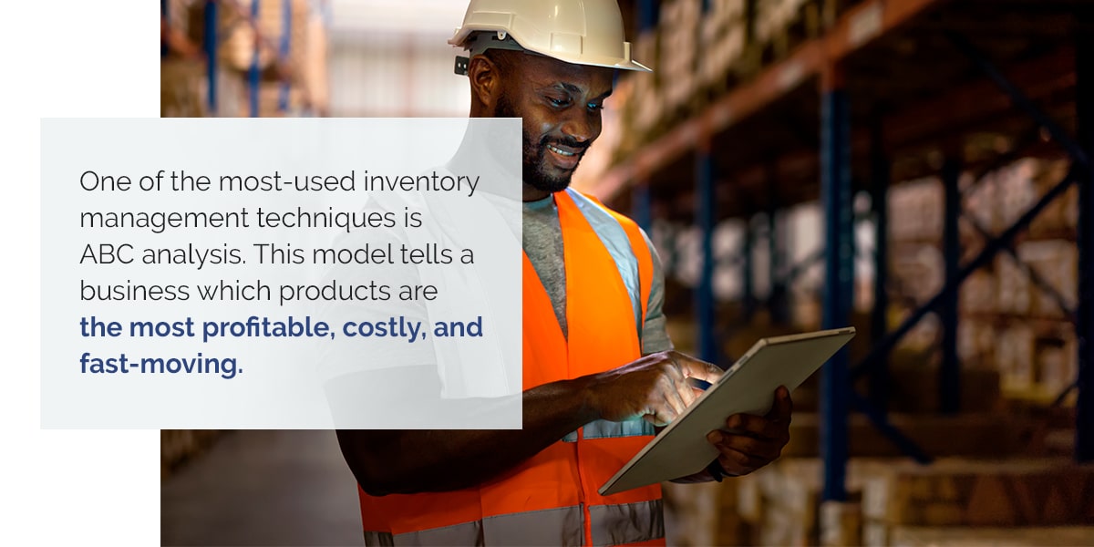 person looking at data on a tablet