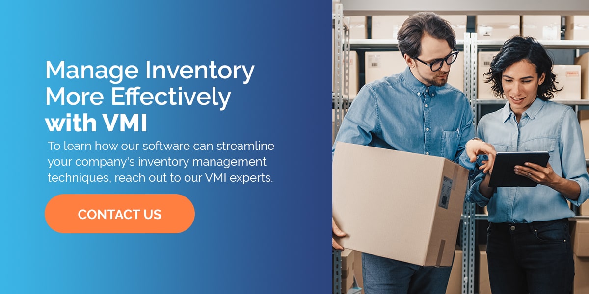 people looking at data on a tablet