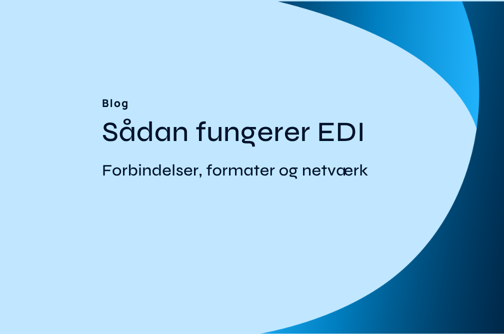 EDI: Forbindelser, formater, standarder og netværk